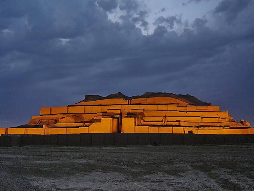 ziggurat of chogha zanbil